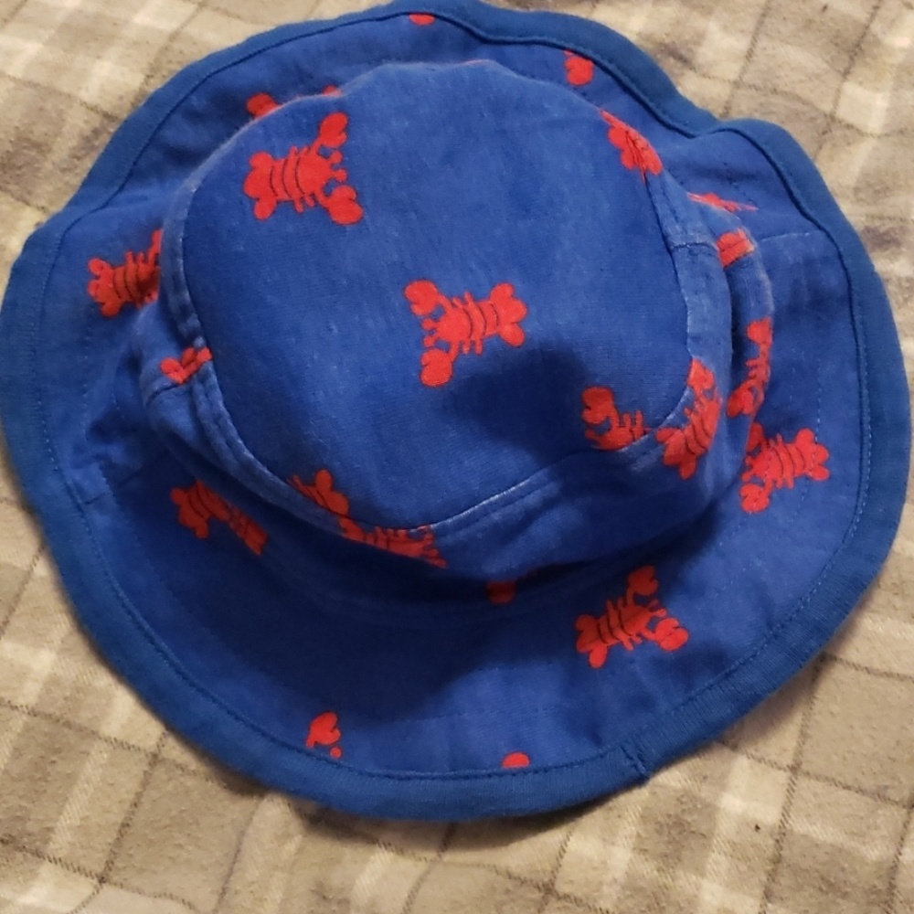 Infant boy reversible hat